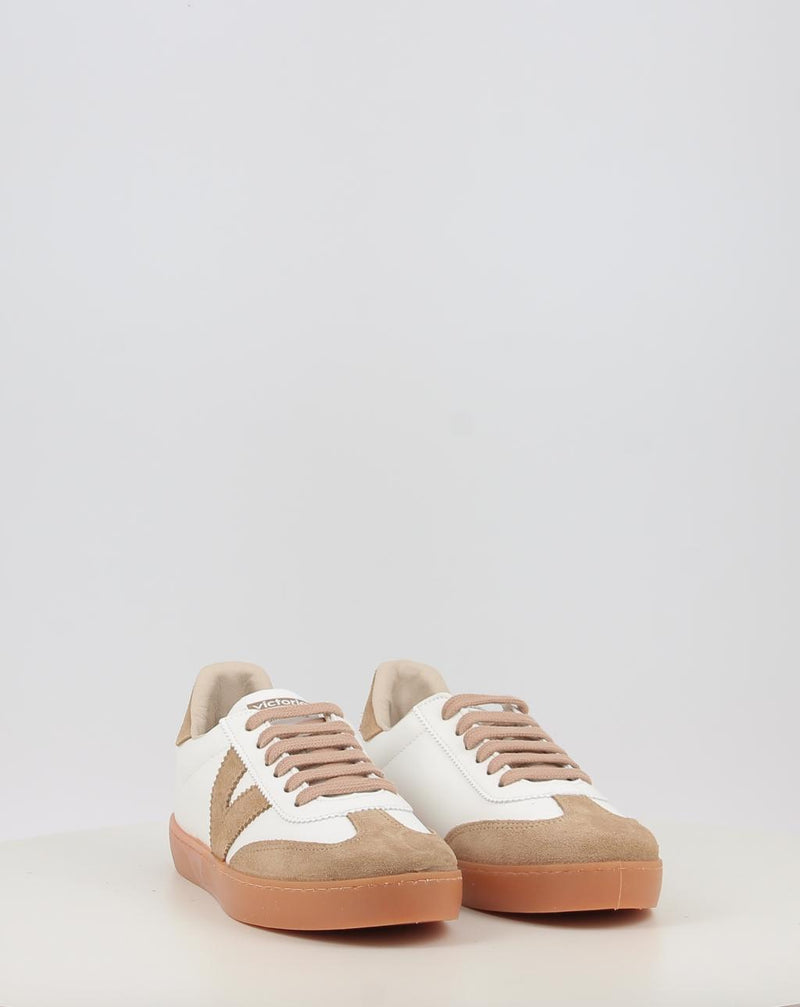 Zapatillas VICTORIA BERLIN CICLISTA EFECTO PIEL & SERRAJE COLOR 1126207 beig