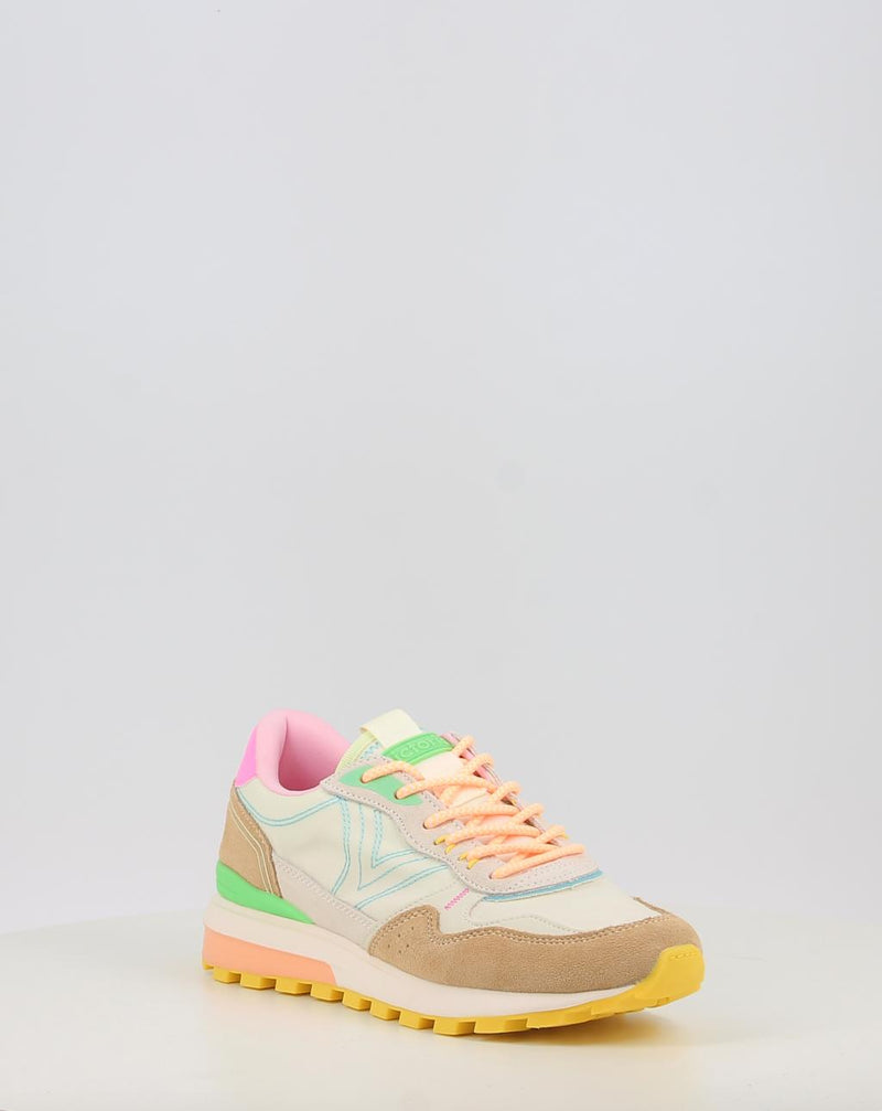 Zapatillas VICTORIA LUNA NYLON & SERRAJE MULTICOLOR 1156114 beig