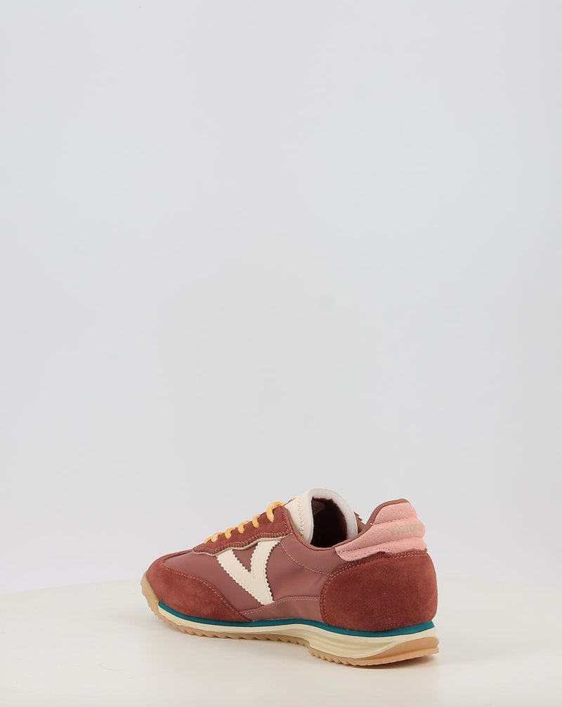 Zapatillas VICTORIA SATURNO NYLON & SERRAJE 1158110 marrón