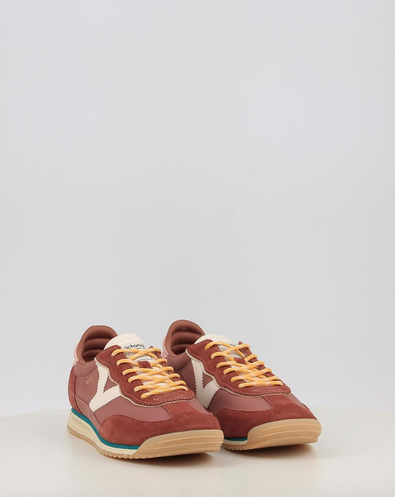 Zapatillas VICTORIA SATURNO NYLON & SERRAJE 1158110 marrón