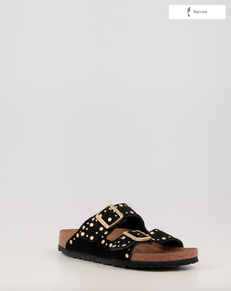 Sandalias BIRKENSTOCK ARIZONA RIVET LEVE negro
