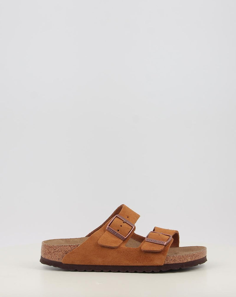 Sandalias BIRKENSTOCK Arizona SFB LEVE Mink cuero