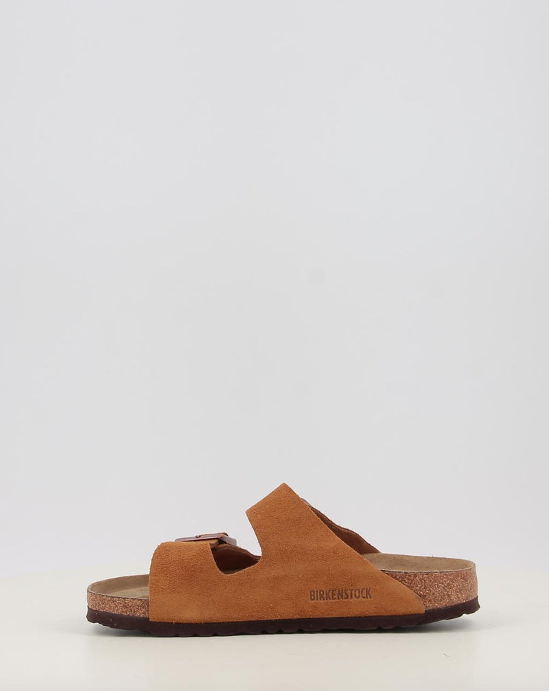Sandalias BIRKENSTOCK Arizona SFB LEVE Mink cuero