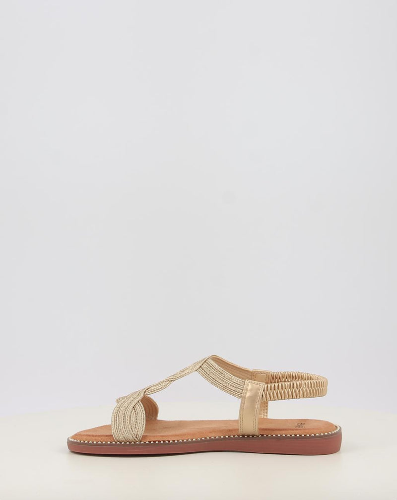 Sandalias EXE ZF1982-F6 platino