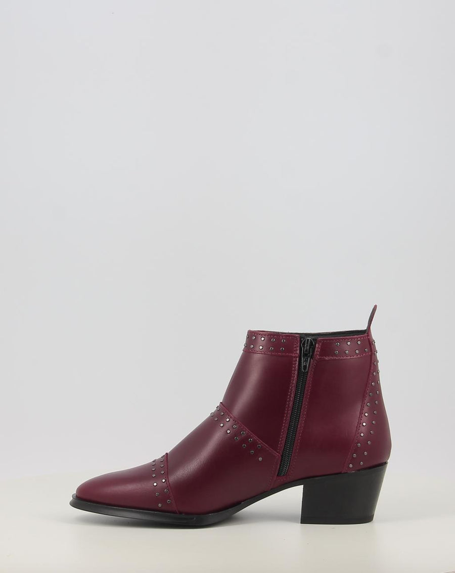 Botines ALPE 5257 granate - vista 3