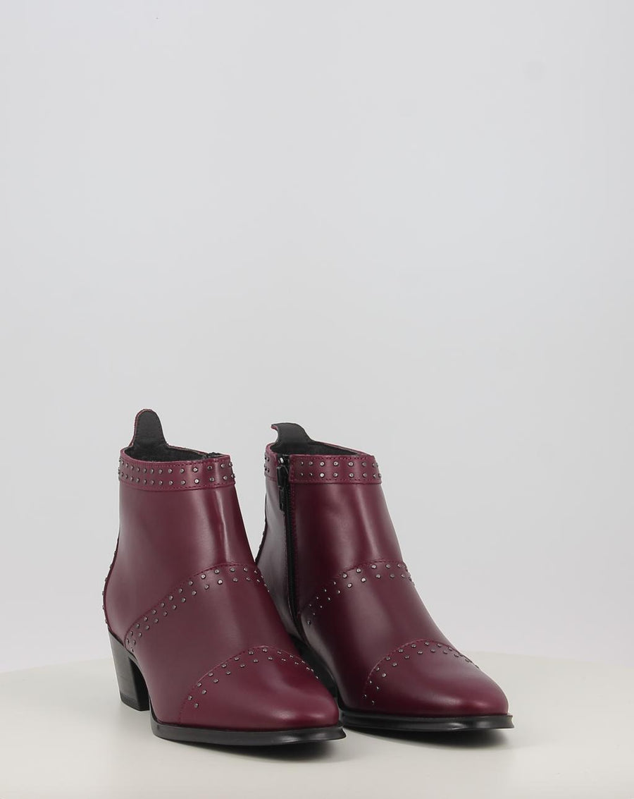 Botines ALPE 5257 granate - vista 5