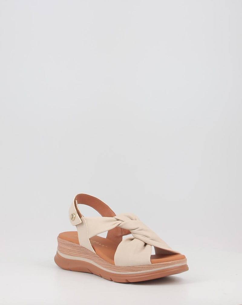 Sandalias PAULA URBAN 24-335 crema