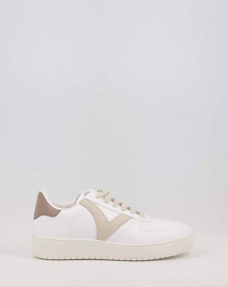 Zapatillas VICTORIA MADRID EFECTO PIEL 1258201-82 blanco