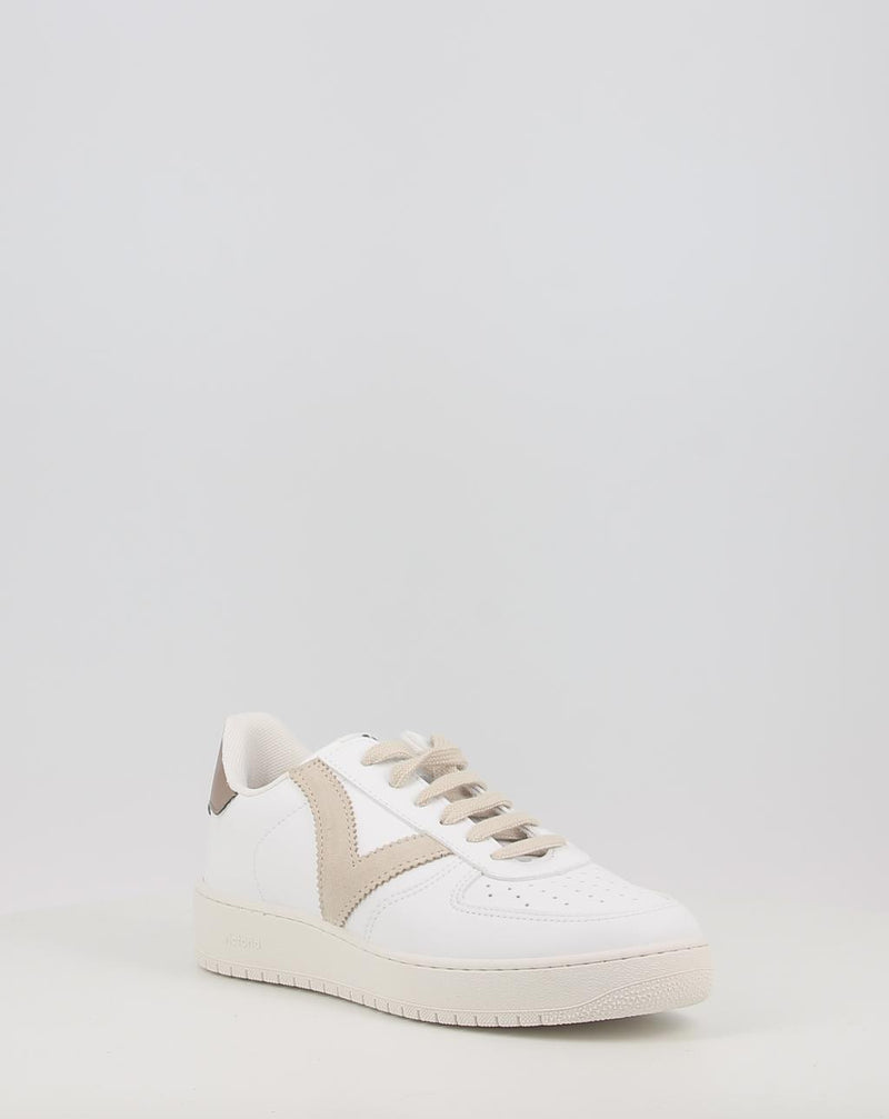 Zapatillas VICTORIA MADRID EFECTO PIEL 1258201-82 blanco