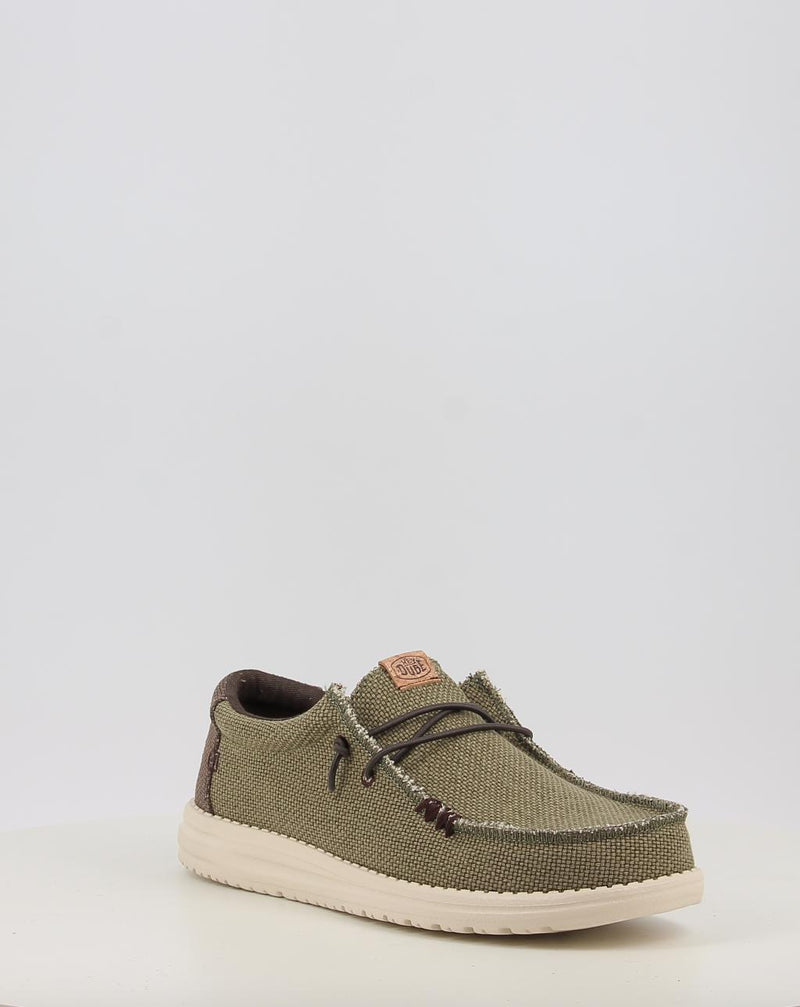 Nauticos HEY DUDE WALLY BRAIDED verde