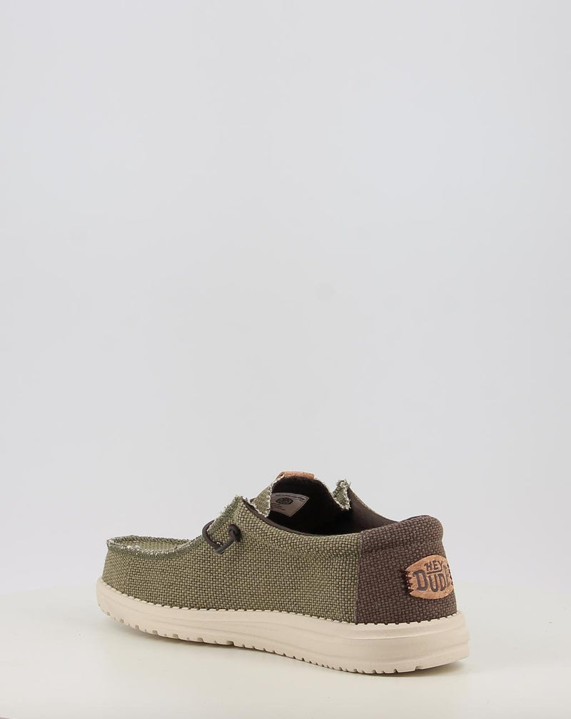 Nauticos HEY DUDE WALLY BRAIDED verde