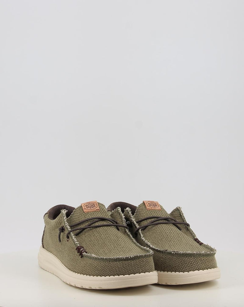 Nauticos HEY DUDE WALLY BRAIDED verde