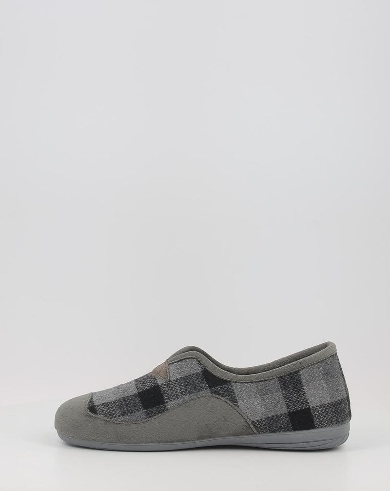 Zapatillas de Casa BIO RELAX 13685 TEIDE 19 gris