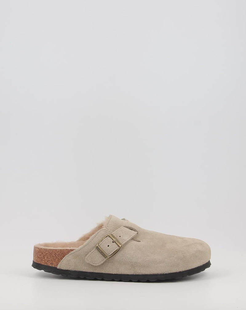 Zuecos BIRKENSTOCK BOSTON SHEARLING LEVE LAF taupe
