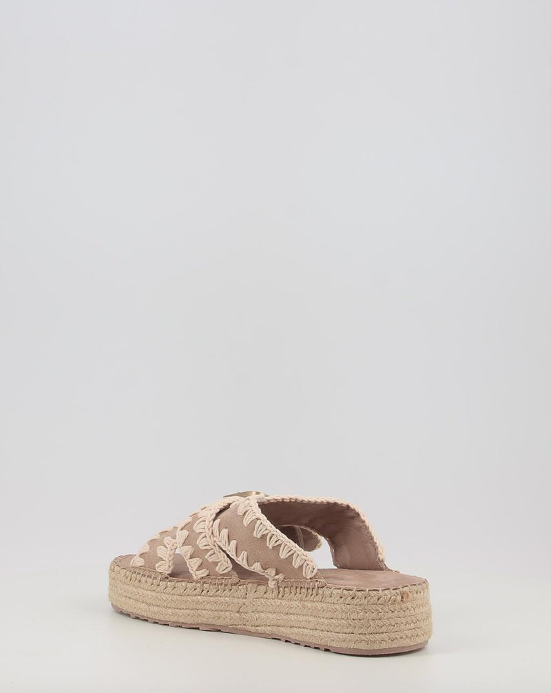 Sandalias MOU JUTE SANDAL taupe
