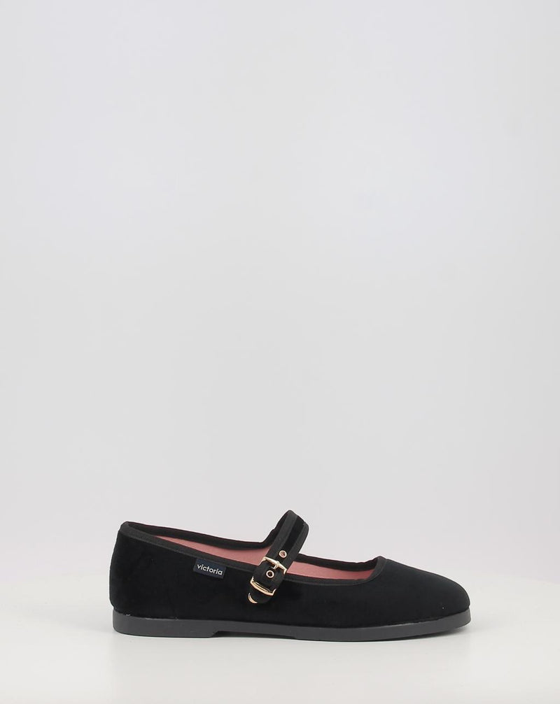 Bailarinas VICTORIA GONG-FU TERCIOPELO 1080111 negro