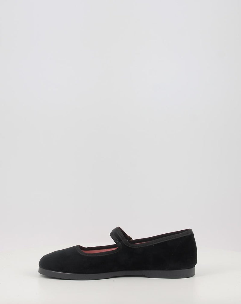 Bailarinas VICTORIA GONG-FU TERCIOPELO 1080111 negro