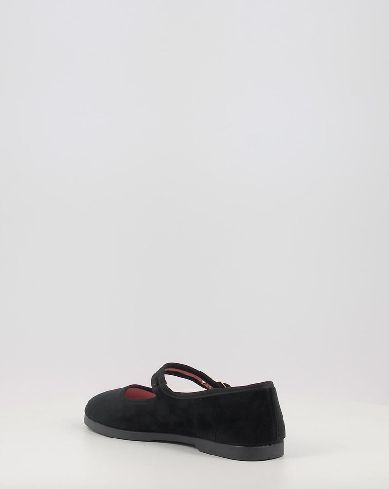 Bailarinas VICTORIA GONG-FU TERCIOPELO 1080111 negro