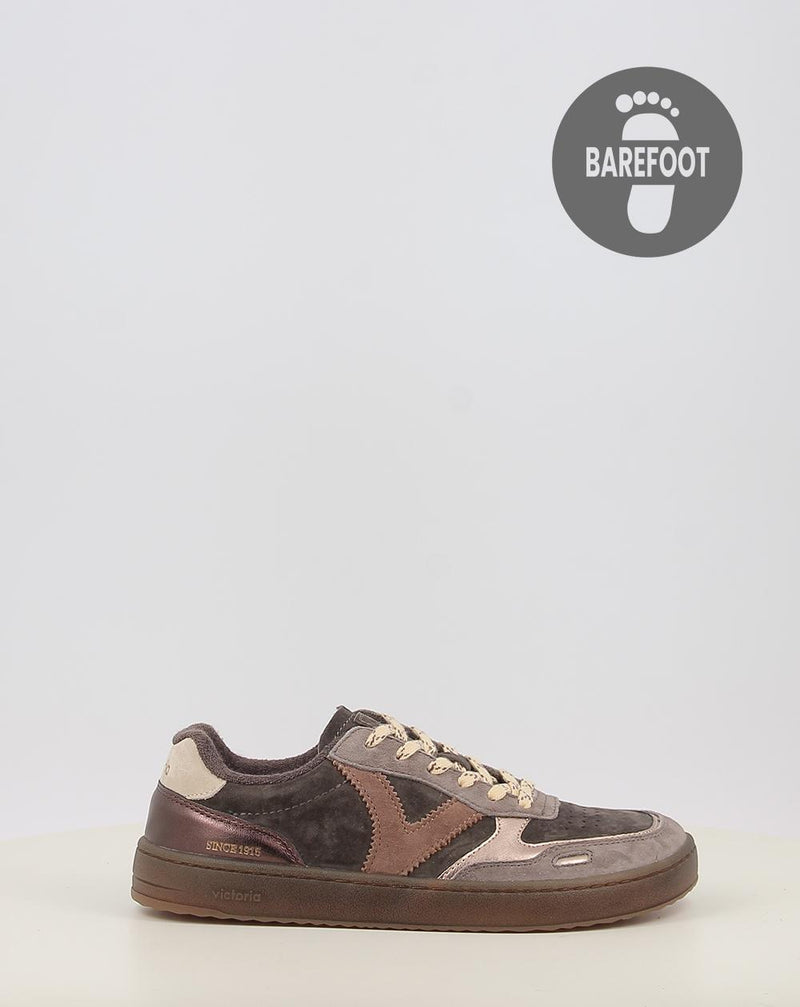 Zapatillas VICTORIA OLMO BAREFOOT EFECTO PIEL & SERRAJE1187104 marrón