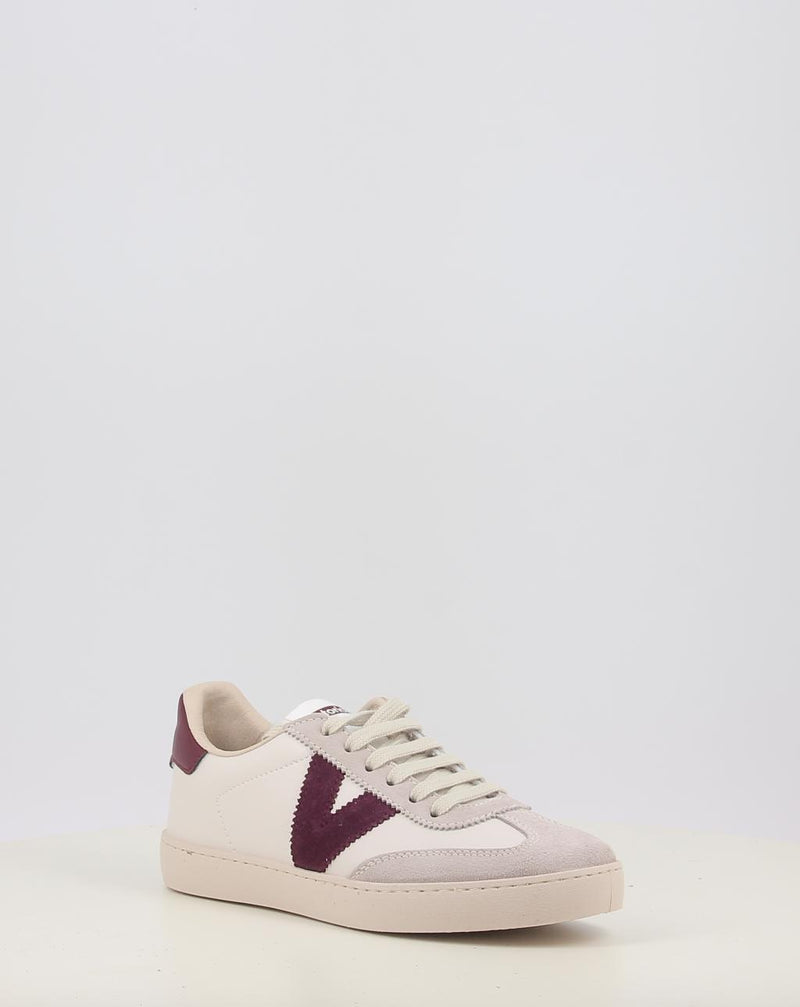 Zapatillas VICTORIA BERLÍN CICLISTA EFECTO PIEL & SERRAJE 1126184-22 crema