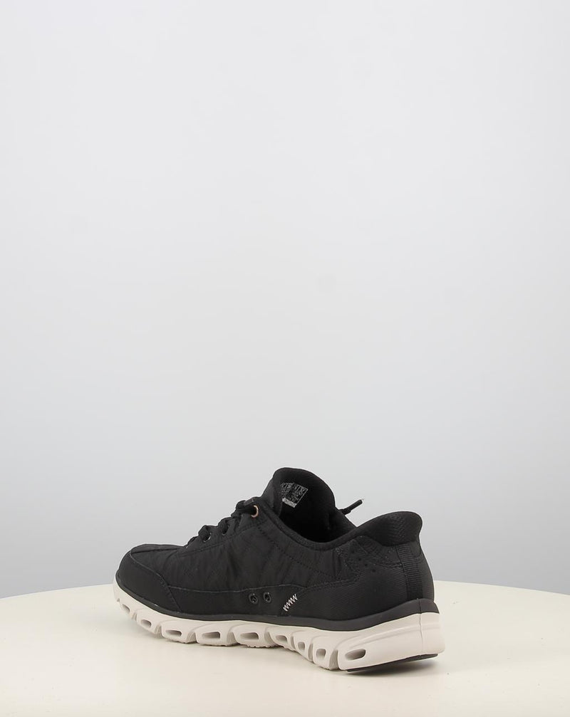 Zapatillas SKECHERS SLIP-INS: GLIDE-STEP - COZY FIT negro