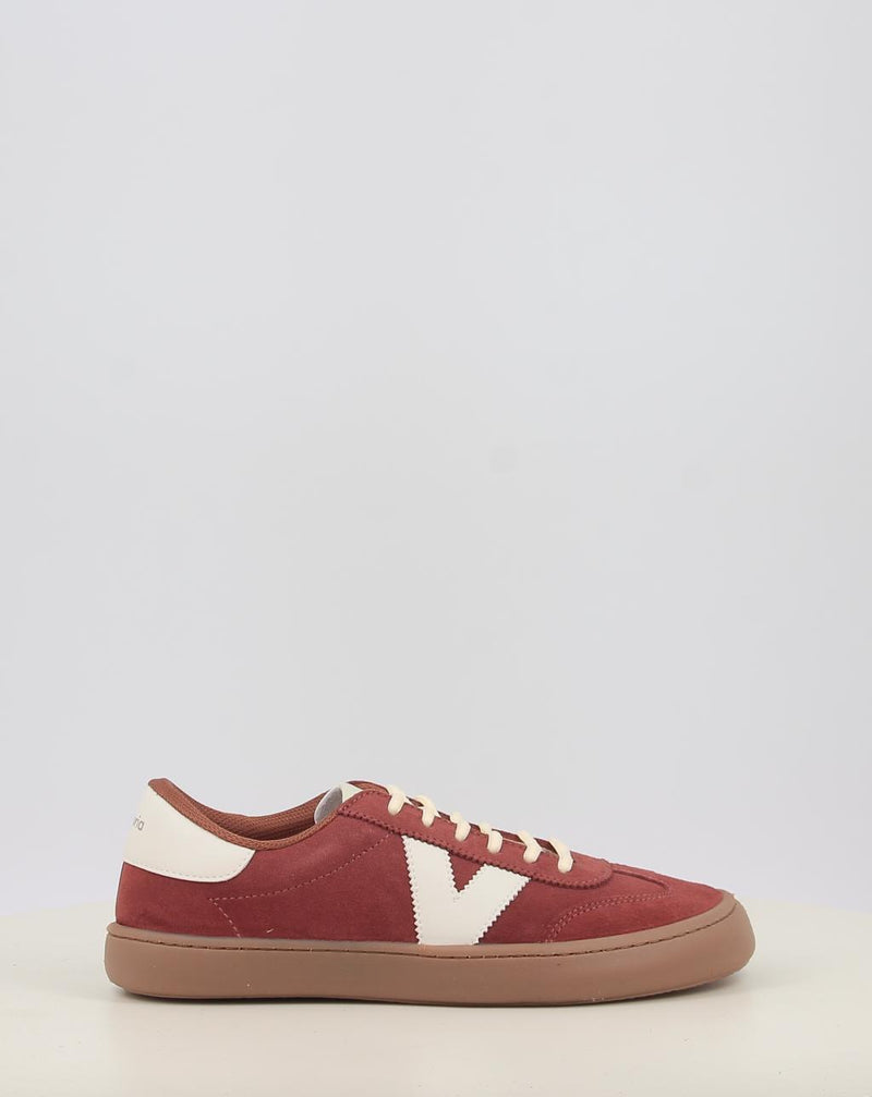 Zapatillas VICTORIA OLMO BAREFOOT EFECTO PIEL & SERRAJE 1186103 granate