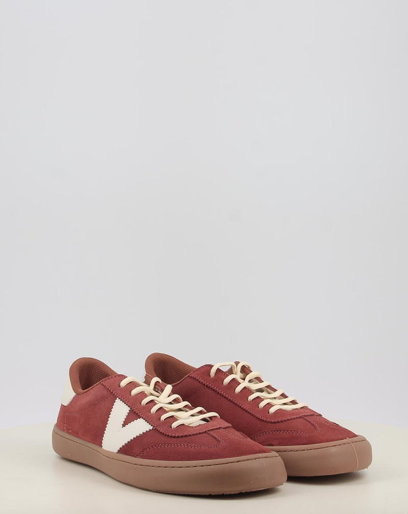 Zapatillas VICTORIA OLMO BAREFOOT EFECTO PIEL & SERRAJE 1186103 granate