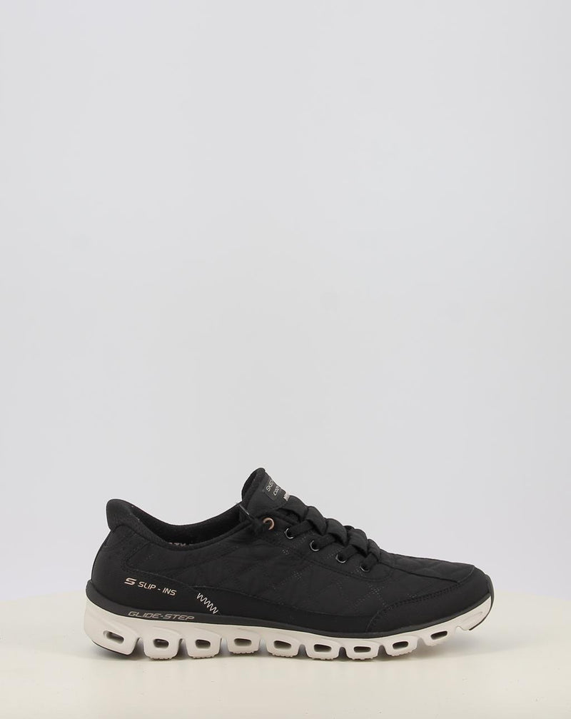 Zapatillas SKECHERS SLIP-INS: GLIDE-STEP - COZY FIT negro