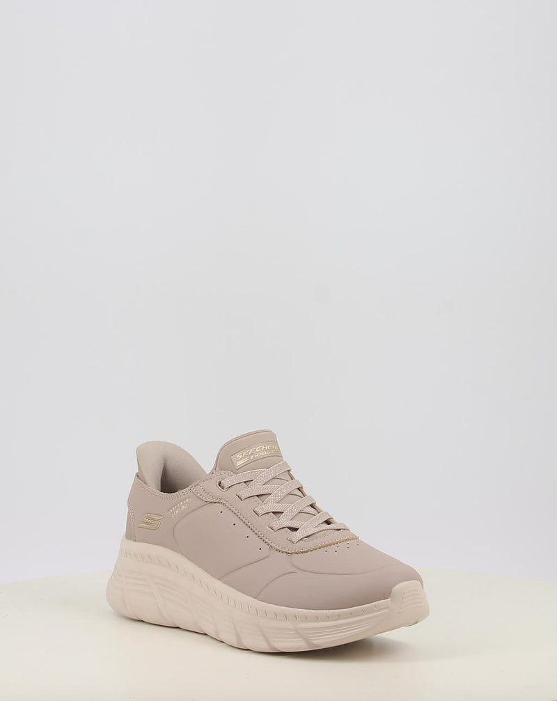 Zapatillas SKECHERS BOBS  B FLEX HI taupe