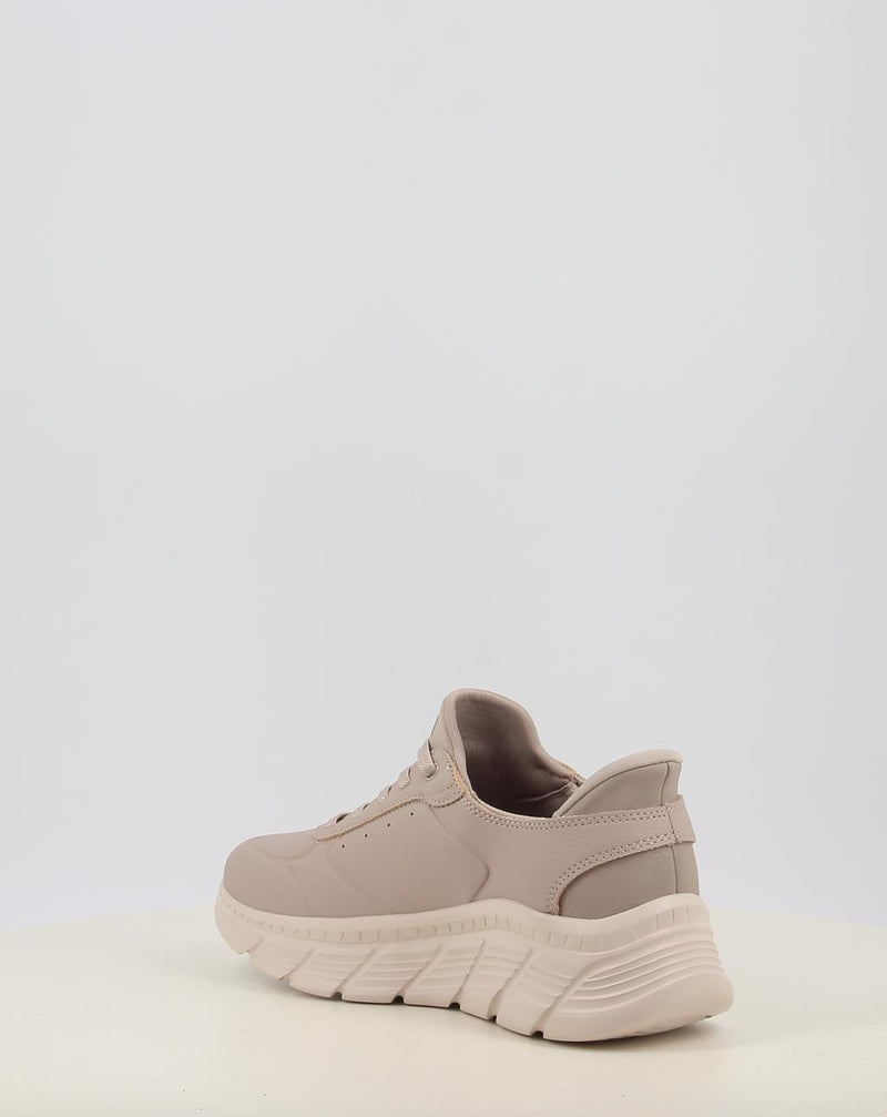 Zapatillas SKECHERS BOBS  B FLEX HI taupe