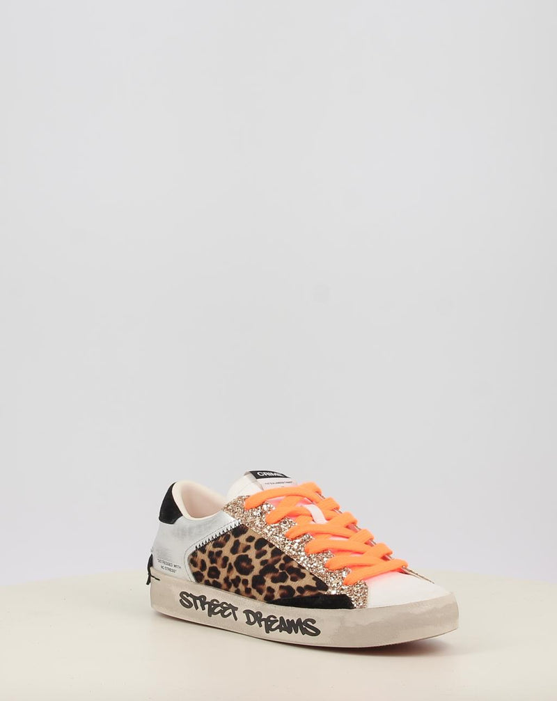 Zapatillas CRIME LONDON DISTRESSED animal print