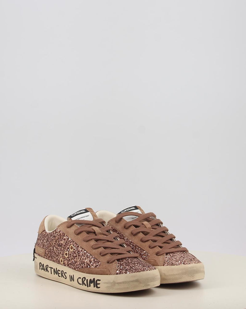Zapatillas CRIME LONDON DISTRESSED marrón