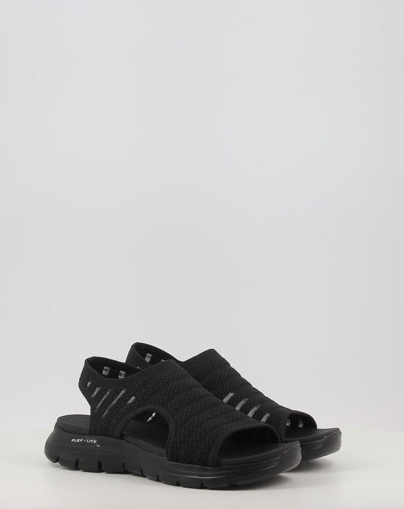 Sandalias SKECHERS FLEX APPEAL 4.0 - BOLDEST 119479 negro