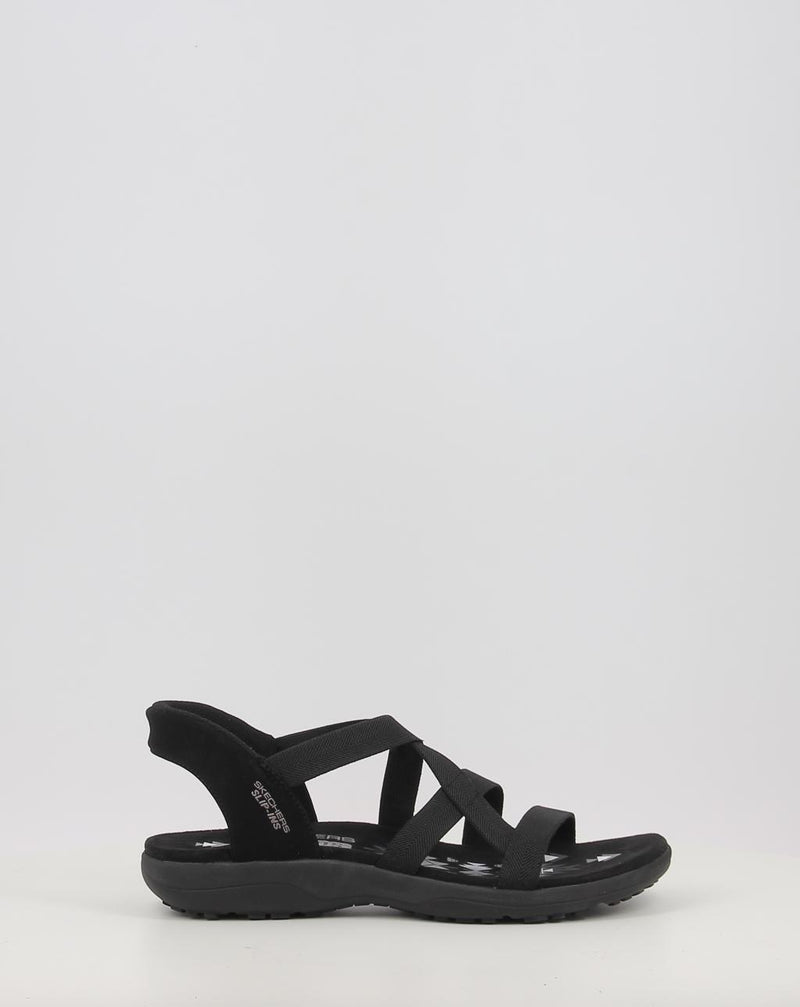 Sandalias SKECHERS SLIP-INS: REGGAE SLIM - STRETCH 163460 negro