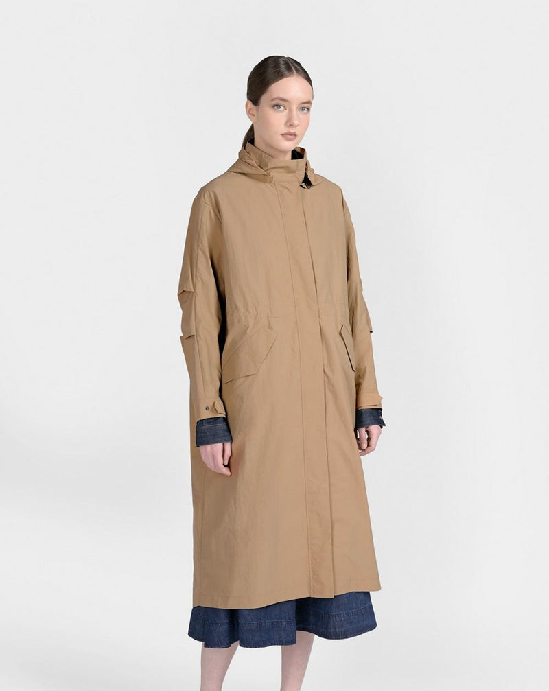 Chaquetas CANADIAN IRIS W HOOD GS226113 marrón