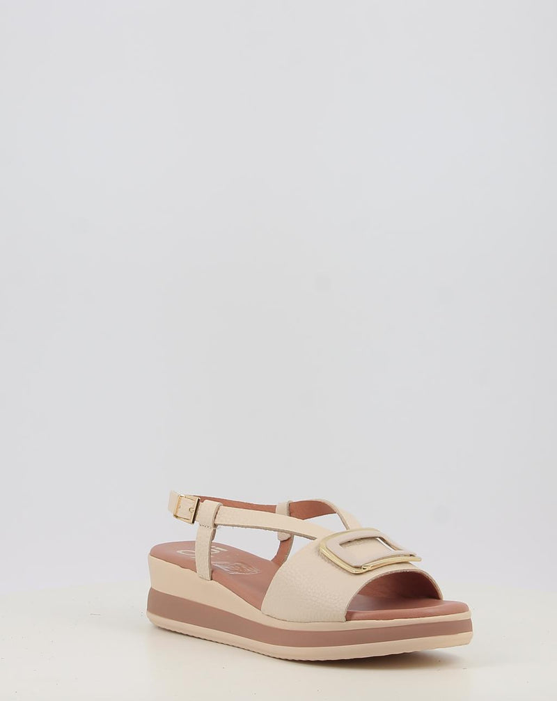 Sandalias OBI SHOES 6045 crema