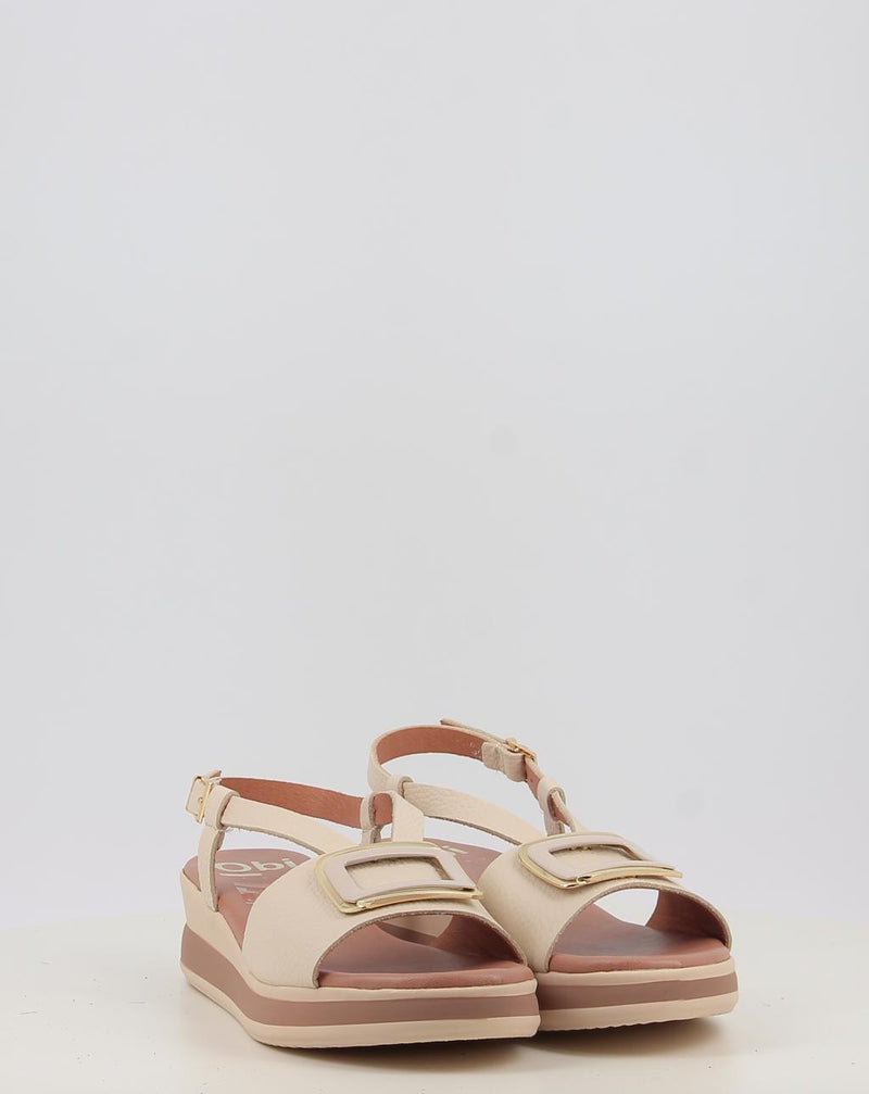 Sandalias OBI SHOES 6045 crema