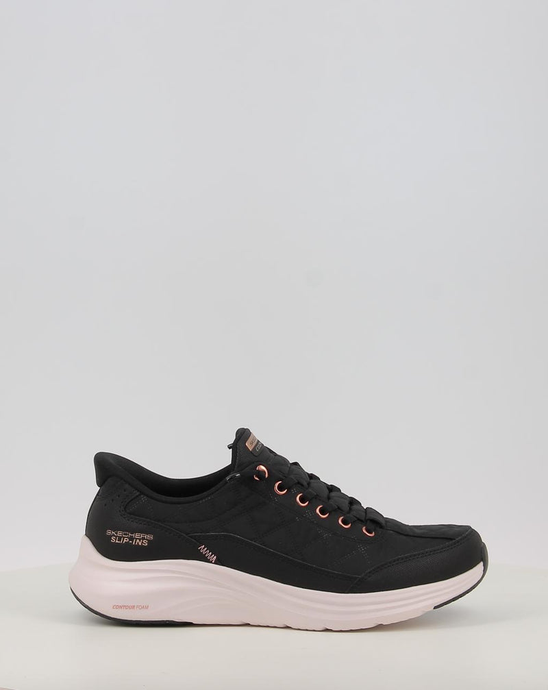 Zapatillas SKECHERS SKECHERS SLIP-INS: CONTOUR FOAM -GOLDEN HOUR negro