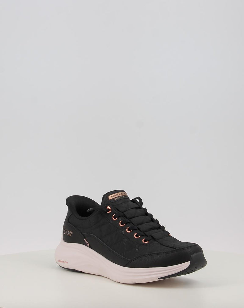 Zapatillas SKECHERS SKECHERS SLIP-INS: CONTOUR FOAM -GOLDEN HOUR negro