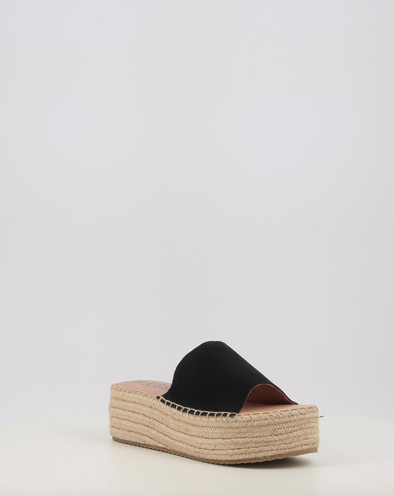 Alpargatas KISSIA COCO negro