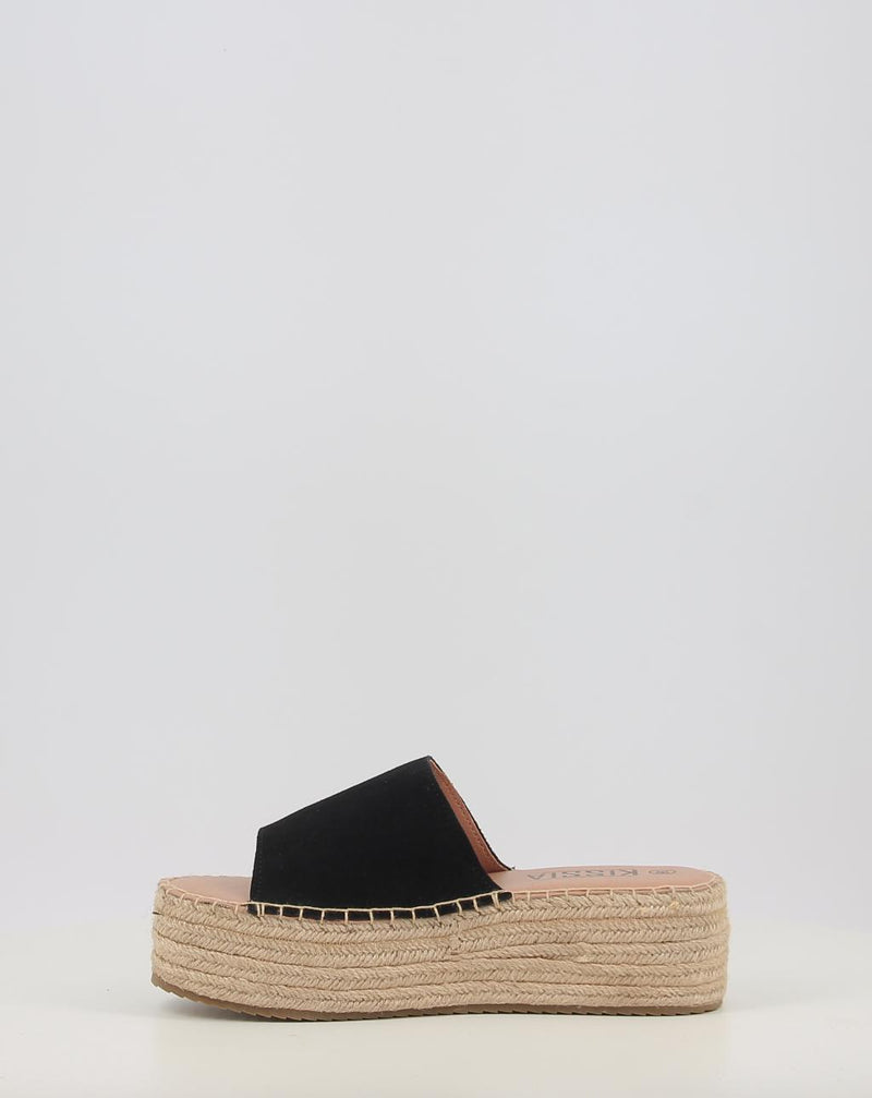 Alpargatas KISSIA COCO negro
