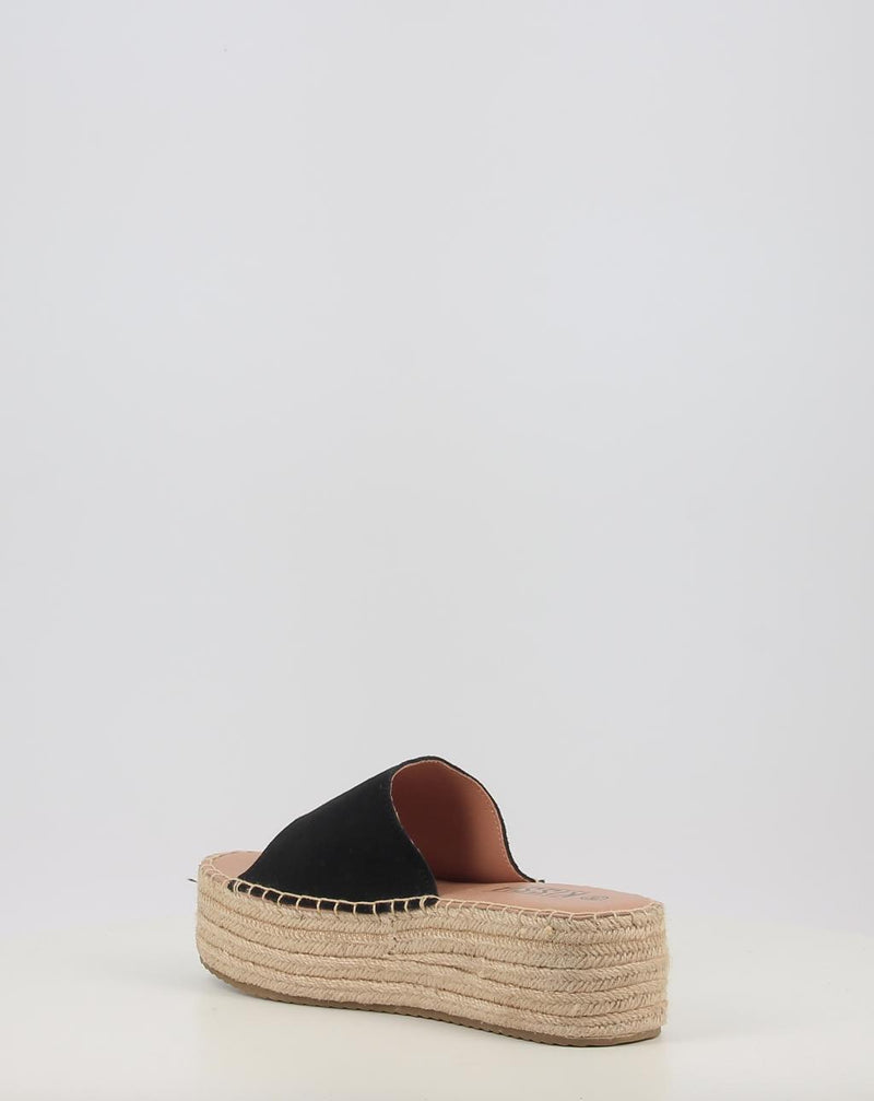 Alpargatas KISSIA COCO negro