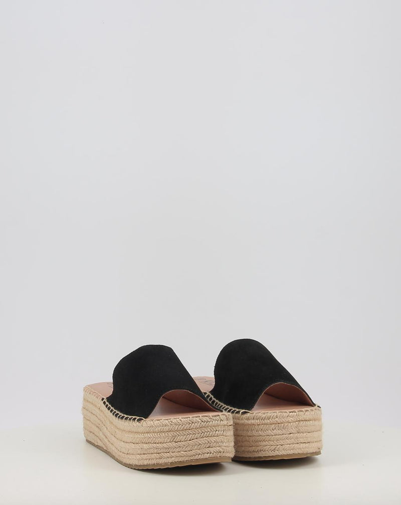 Alpargatas KISSIA COCO negro