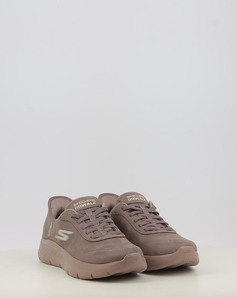 Zapatillas SKECHERS SLIP-INS: GO WALK FLEX- MALI marrón