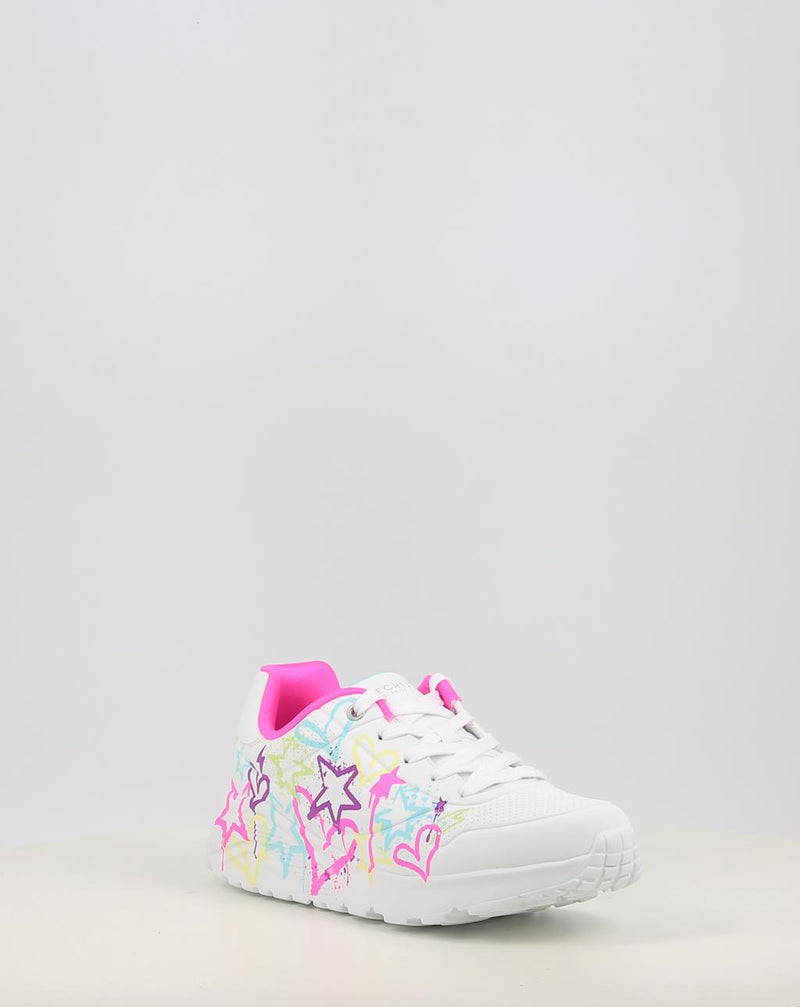 Zapatillas SKECHERS UNO LITE- EASY ZIP 310391L blanco