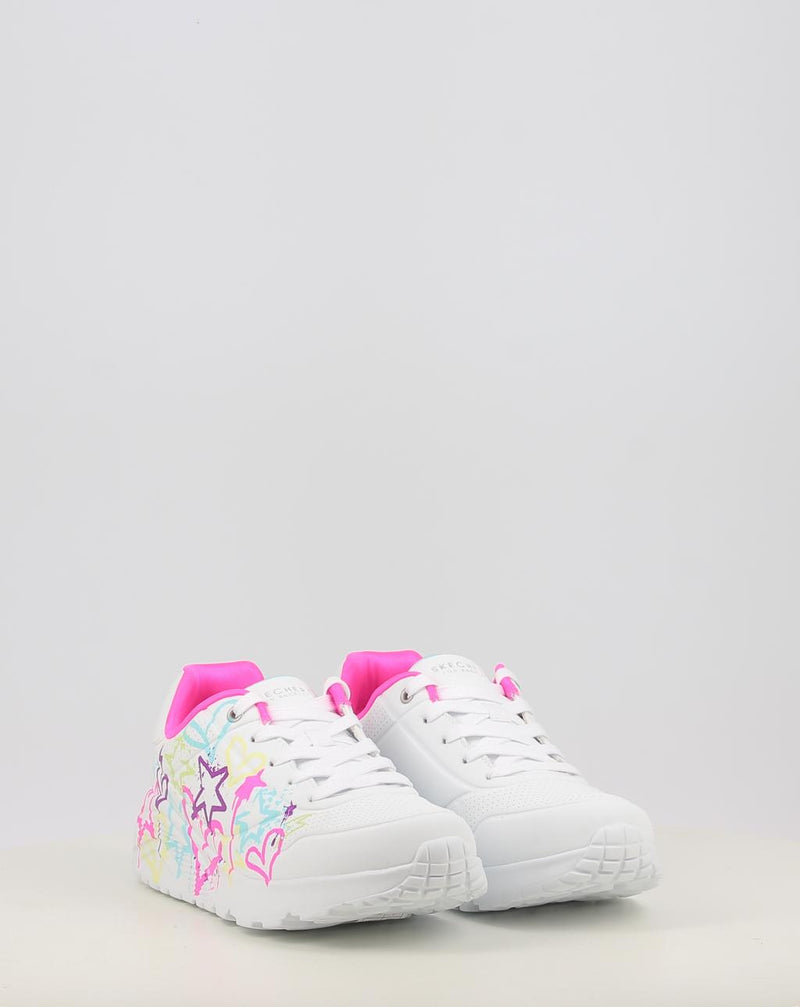 Zapatillas SKECHERS UNO LITE- EASY ZIP 310391L blanco
