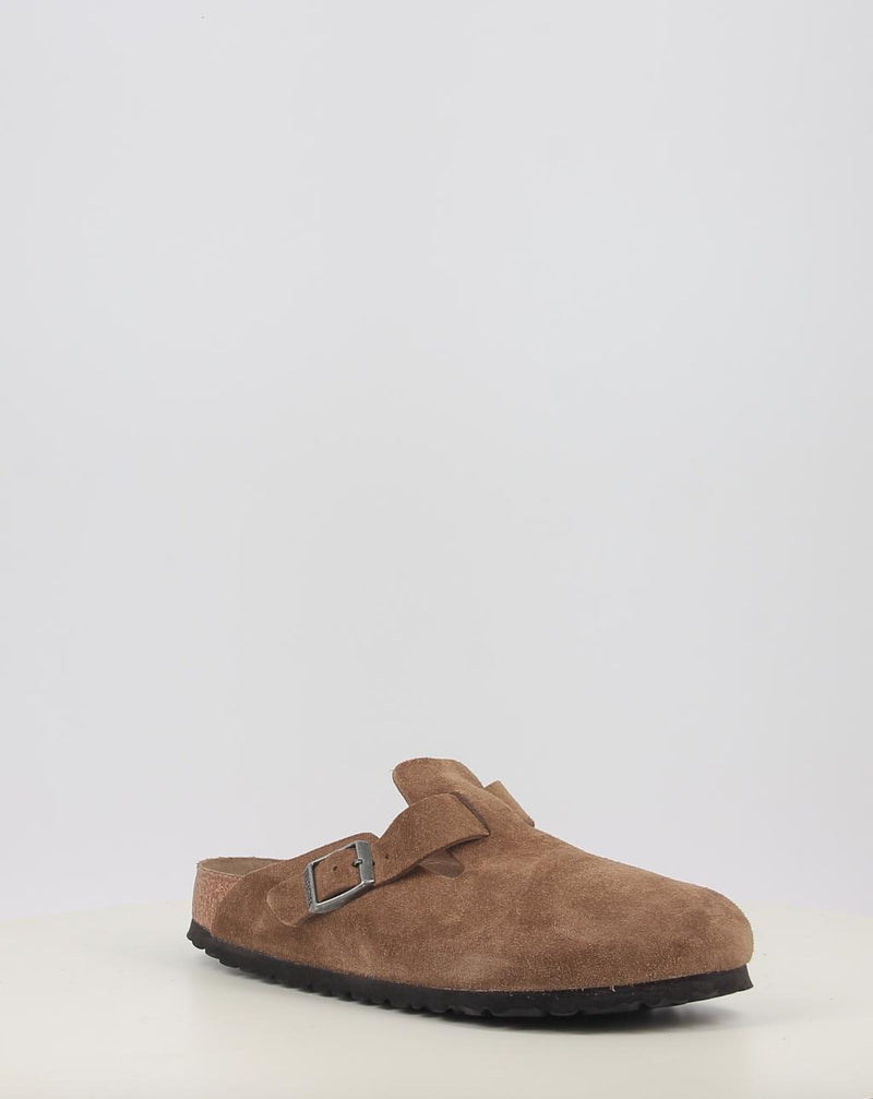 Zuecos BIRKENSTOCK BOSTON  SFB LEVE DARK TEA TONAL FB cuero