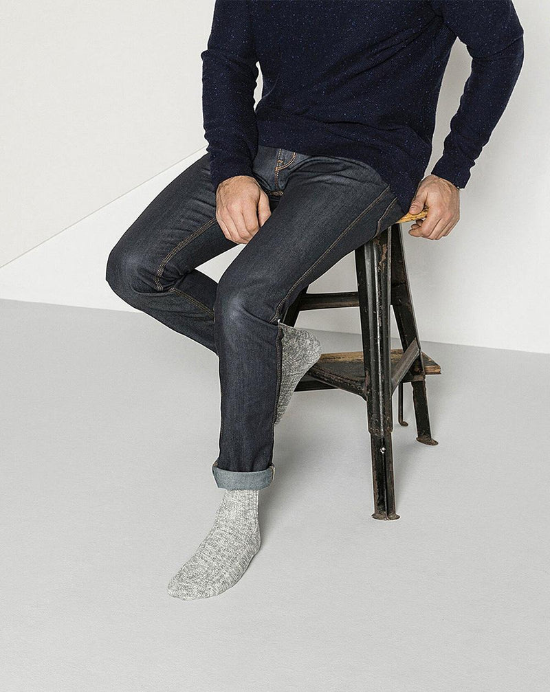 Calcetines BIRKENSTOCK COTTON SLUB M gris