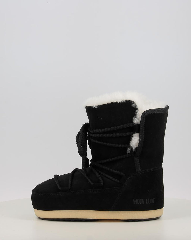 Botas MOON BOOT MB EVX BOOT SUEDE / SHEARLING negro
