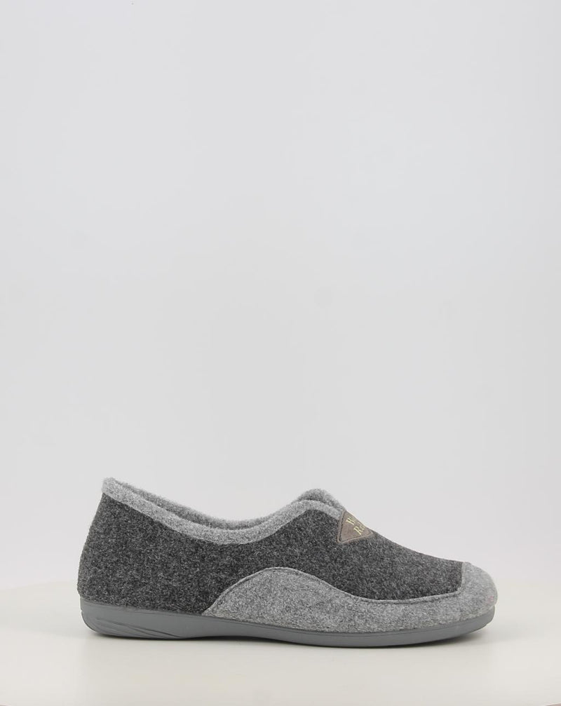 Zapatillas de Casa BIO RELAX PICOS 13910 gris